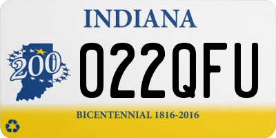 IN license plate 022QFU