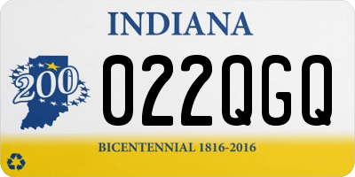IN license plate 022QGQ