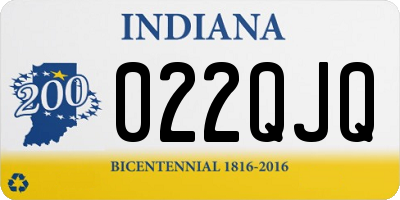 IN license plate 022QJQ