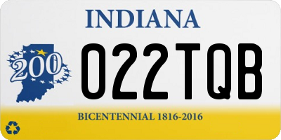 IN license plate 022TQB