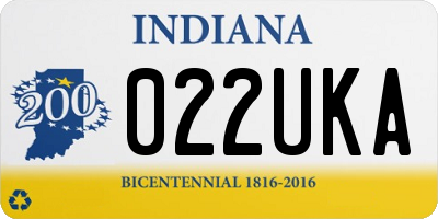IN license plate 022UKA