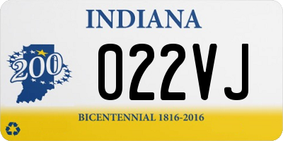 IN license plate 022VJ