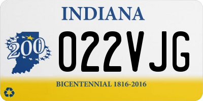 IN license plate 022VJG