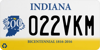 IN license plate 022VKM