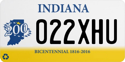 IN license plate 022XHU
