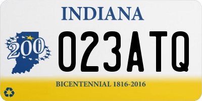 IN license plate 023ATQ