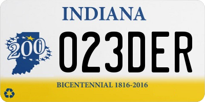 IN license plate 023DER