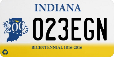 IN license plate 023EGN