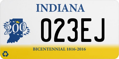 IN license plate 023EJ