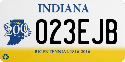 IN license plate 023EJB
