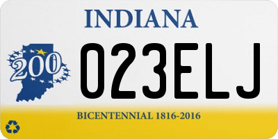 IN license plate 023ELJ