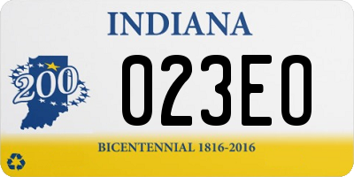 IN license plate 023EO