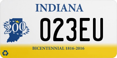 IN license plate 023EU