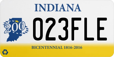 IN license plate 023FLE