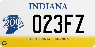 IN license plate 023FZ