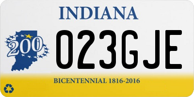 IN license plate 023GJE