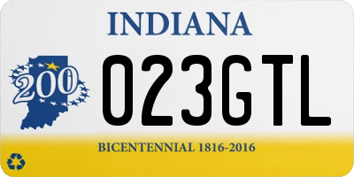 IN license plate 023GTL