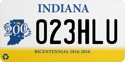 IN license plate 023HLU