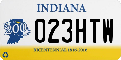 IN license plate 023HTW