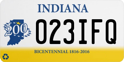 IN license plate 023IFQ