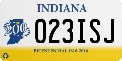IN license plate 023ISJ