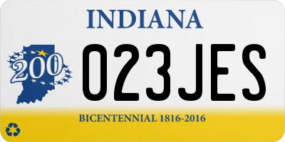 IN license plate 023JES