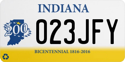 IN license plate 023JFY