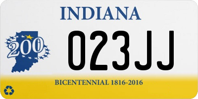 IN license plate 023JJ