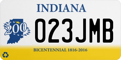 IN license plate 023JMB