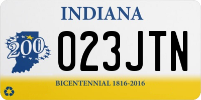 IN license plate 023JTN