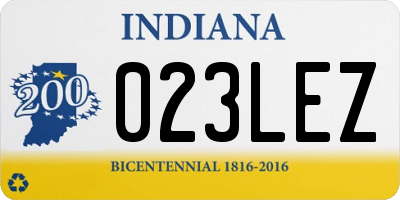 IN license plate 023LEZ