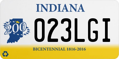 IN license plate 023LGI