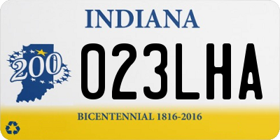 IN license plate 023LHA