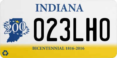 IN license plate 023LHO