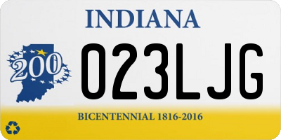 IN license plate 023LJG