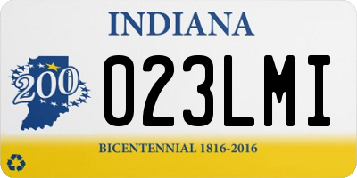 IN license plate 023LMI