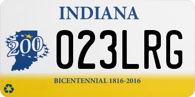 IN license plate 023LRG