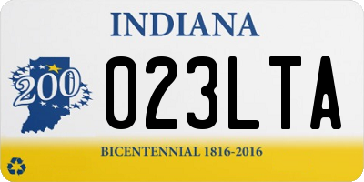 IN license plate 023LTA