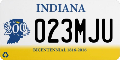 IN license plate 023MJU