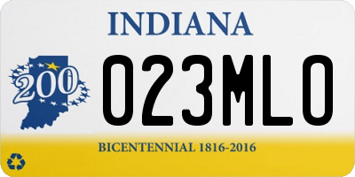 IN license plate 023MLO