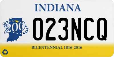 IN license plate 023NCQ