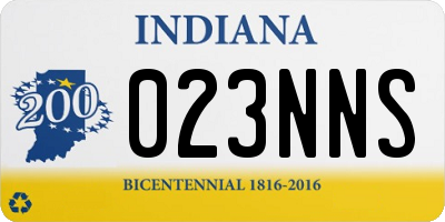 IN license plate 023NNS