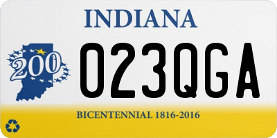 IN license plate 023QGA
