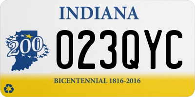 IN license plate 023QYC
