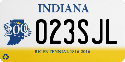 IN license plate 023SJL