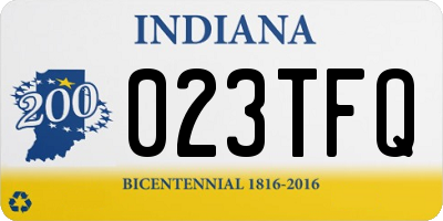 IN license plate 023TFQ
