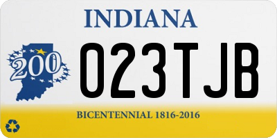 IN license plate 023TJB
