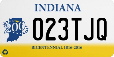 IN license plate 023TJQ