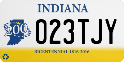 IN license plate 023TJY