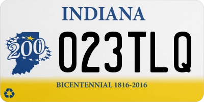 IN license plate 023TLQ